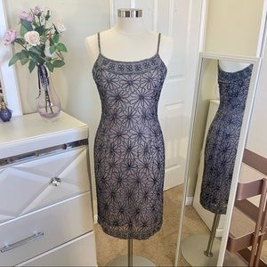 NWT Adrianna Papell Daisy Beaded Slip Dress